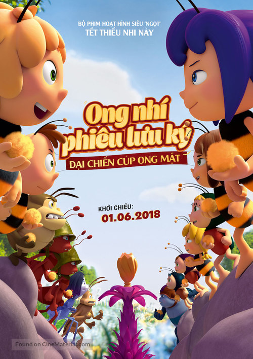 Maya the Bee: The Honey Games - Vietnamese Movie Poster