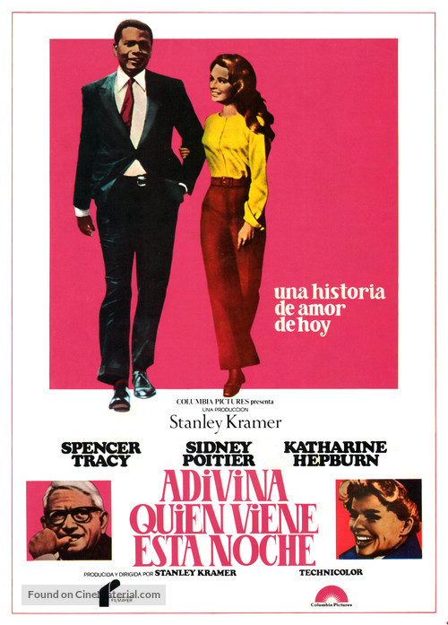 Guess Who&#039;s Coming to Dinner - Spanish Movie Poster