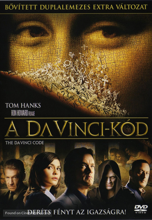 The Da Vinci Code - Hungarian DVD movie cover
