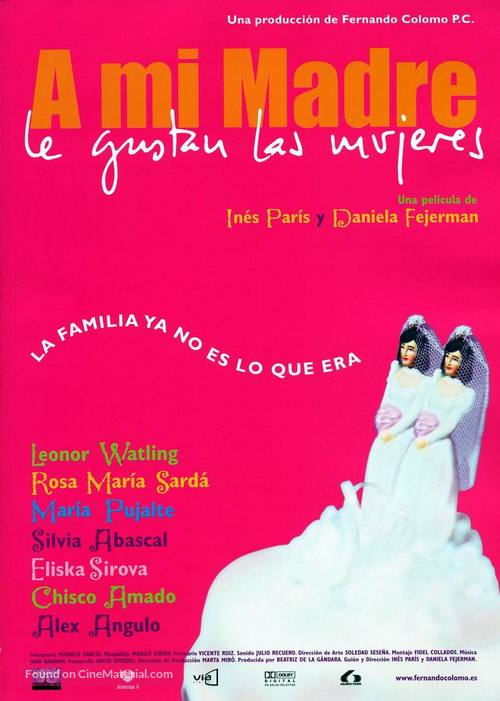 A mi madre le gustan las mujeres - Spanish Movie Poster