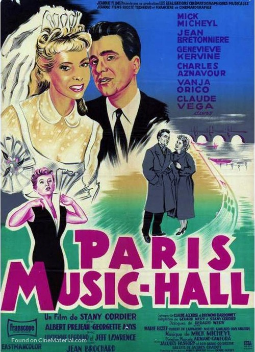 Paris Music Hall - French Movie Poster