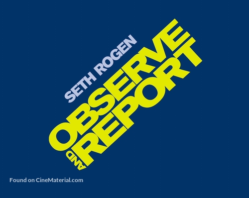 Observe and Report - Logo