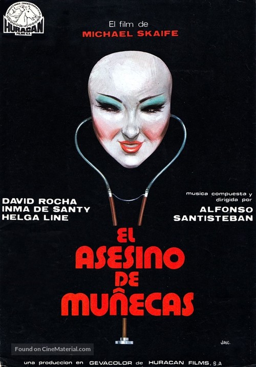 El asesino de mu&ntilde;ecas - Spanish Movie Poster