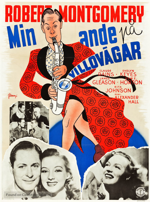 Here Comes Mr. Jordan - Swedish Movie Poster