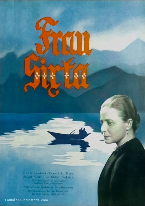 Frau Sixta - German Movie Poster