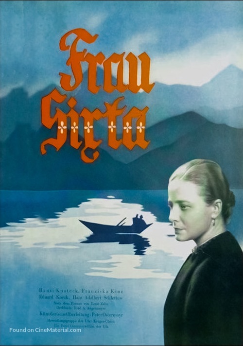 Frau Sixta - German Movie Poster