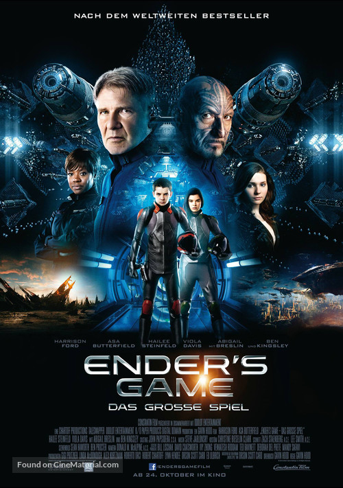 Ender&#039;s Game - German Movie Poster