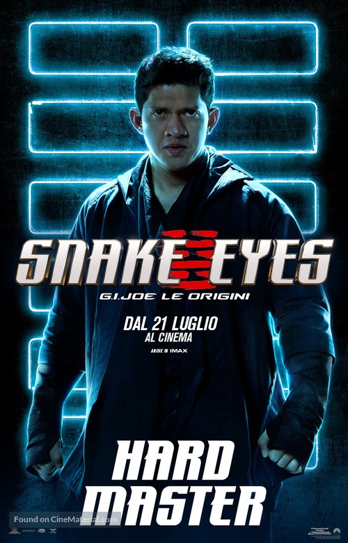 Snake Eyes: G.I. Joe Origins - Italian Movie Poster