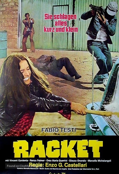 Il grande racket - German Movie Poster