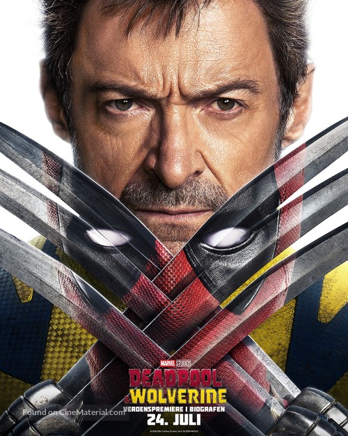 Deadpool &amp; Wolverine - Danish Movie Poster