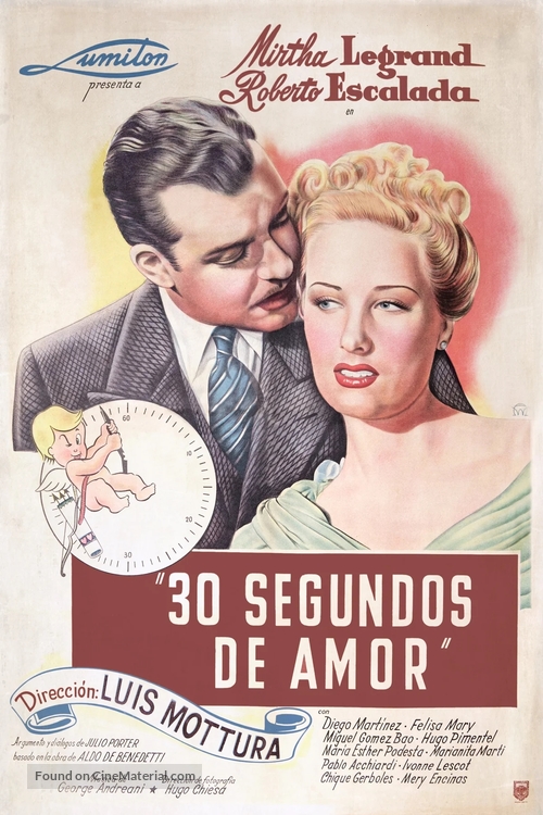 30 segundos de amor - Argentinian Movie Poster