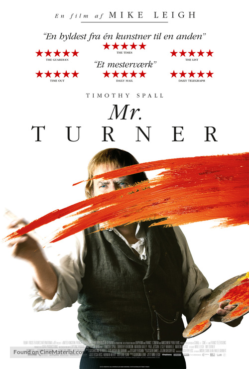 Mr. Turner - Danish Movie Poster