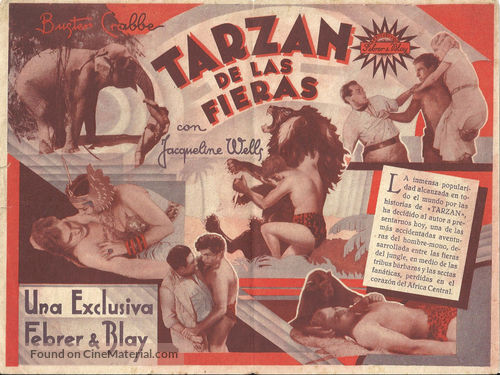 Tarzan the Fearless - Spanish Movie Poster