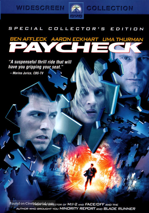 Paycheck - DVD movie cover
