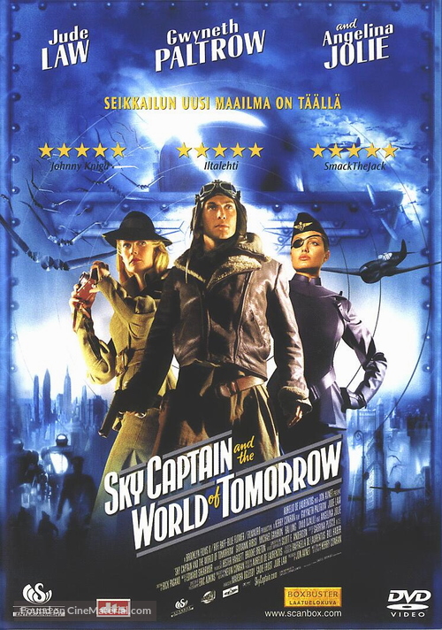 Sky Captain And The World Of Tomorrow - Finnish DVD movie cover