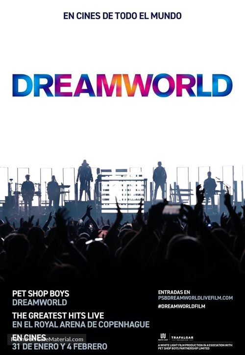 Pet Shop Boys Dreamworld: The Greatest Hits Live at the Royal Arena Copenhagen - Spanish Movie Poster