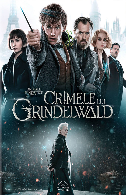 Fantastic Beasts: The Crimes of Grindelwald - Romanian DVD movie cover