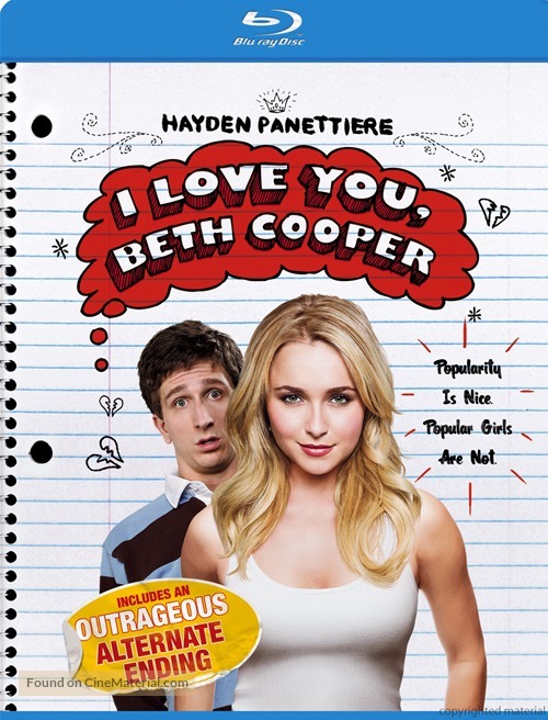 I Love You, Beth Cooper - Blu-Ray movie cover