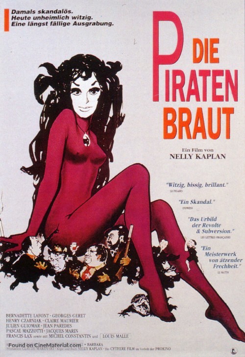 La fianc&eacute;e du pirate - German Movie Poster