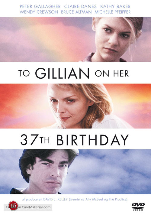 To Gillian on Her 37th Birthday - Danish DVD movie cover