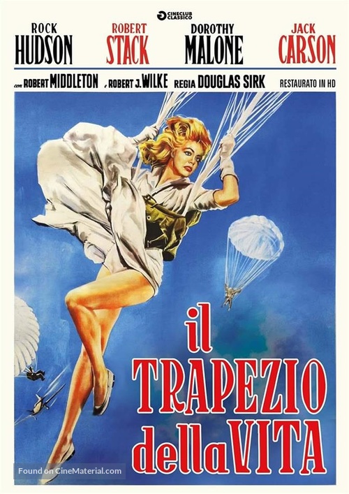 The Tarnished Angels - Italian DVD movie cover