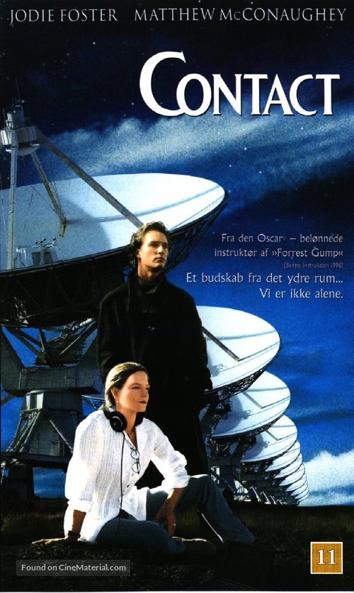 Contact - Danish VHS movie cover