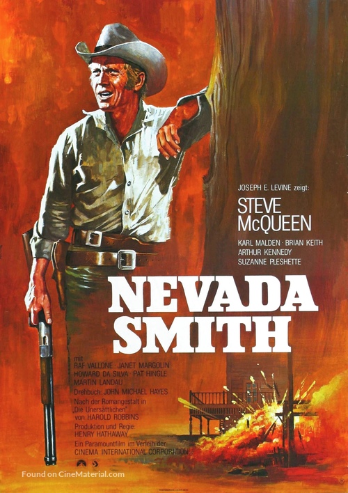 Nevada Smith - German Movie Poster