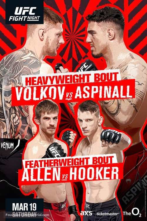 &quot;UFC on ESPN&quot; Volkov vs. Aspinall - Movie Poster