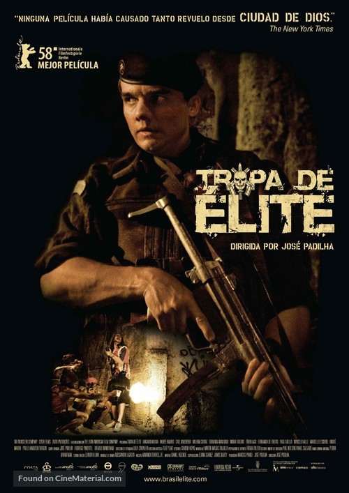 Tropa de Elite - Spanish Movie Poster