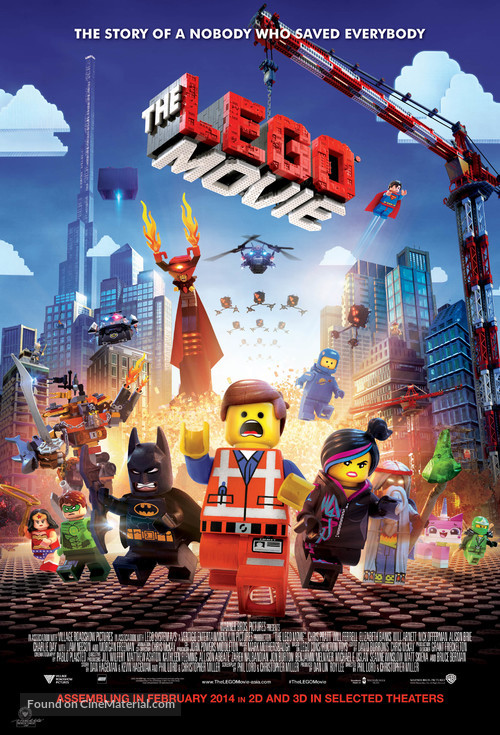 The Lego Movie - Indonesian Movie Poster