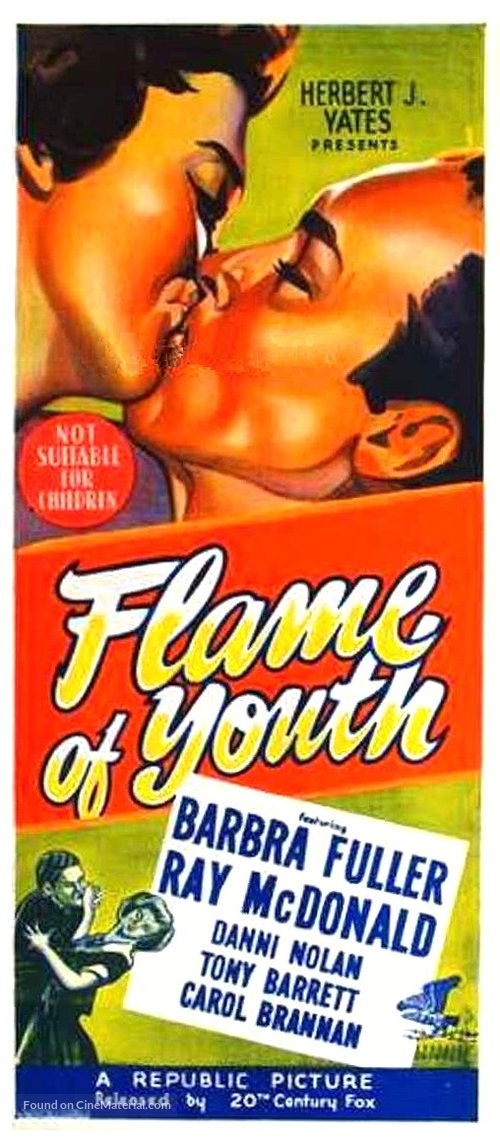 Flame of Youth - Australian Movie Poster