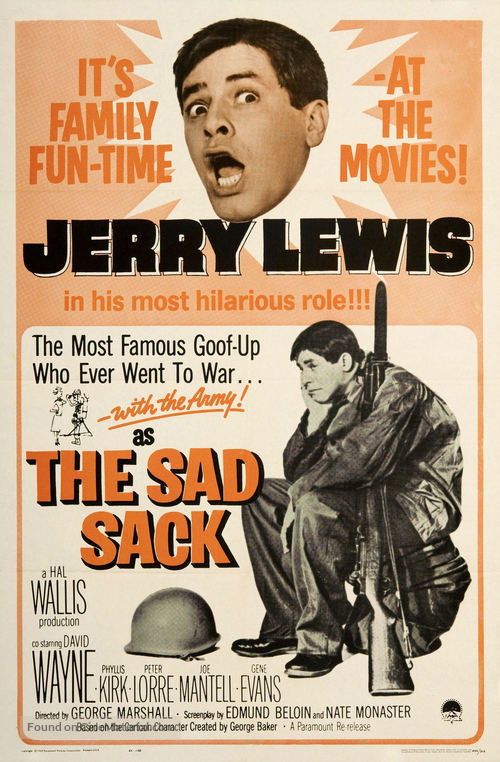 The Sad Sack - Re-release movie poster
