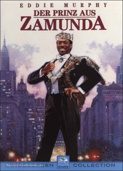 Coming To America - German DVD movie cover