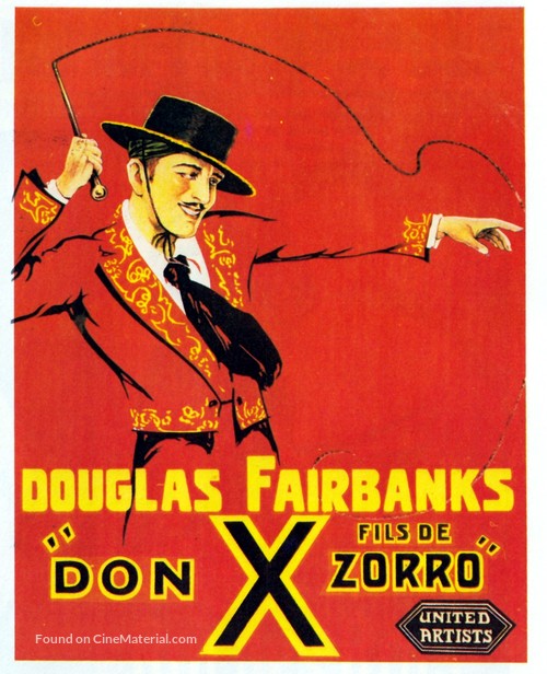 Don Q Son of Zorro - Belgian Movie Poster