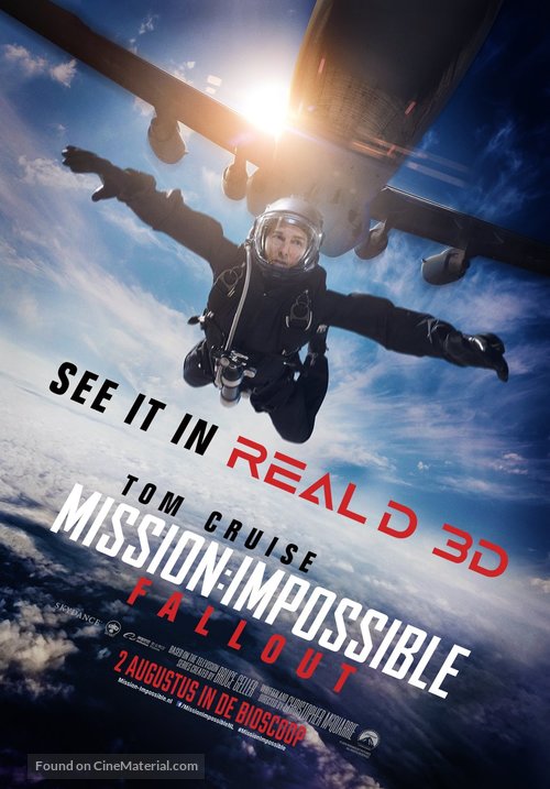 Mission: Impossible - Fallout - Dutch Movie Poster