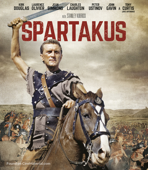 Spartacus - Czech Blu-Ray movie cover