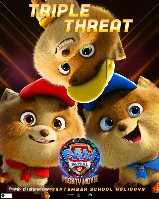 PAW Patrol: The Mighty Movie - Australian Movie Poster