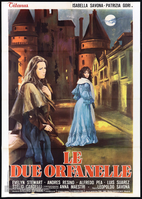 Le due orfanelle - Italian Movie Poster