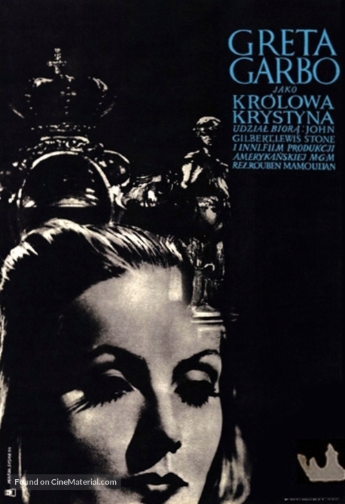 Queen Christina - Polish Movie Poster