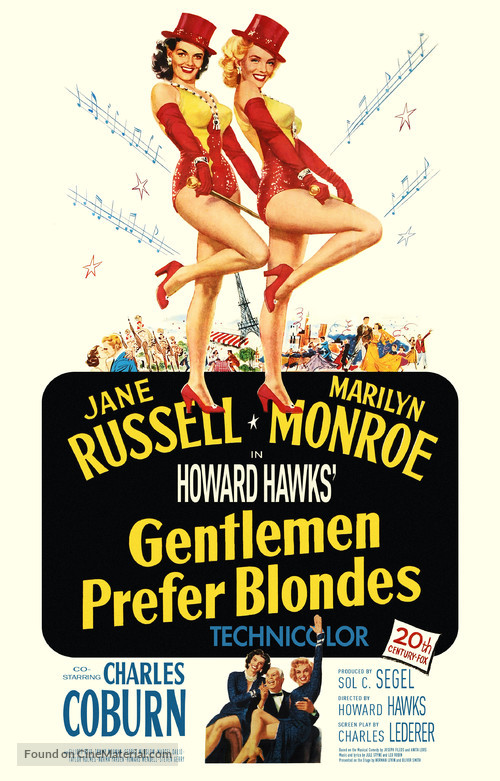 Gentlemen Prefer Blondes - Movie Poster