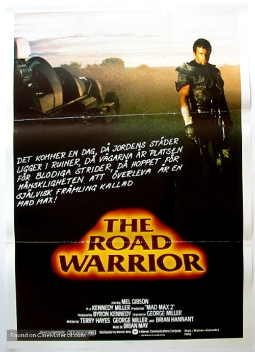 Mad Max 2 - Swedish Movie Poster