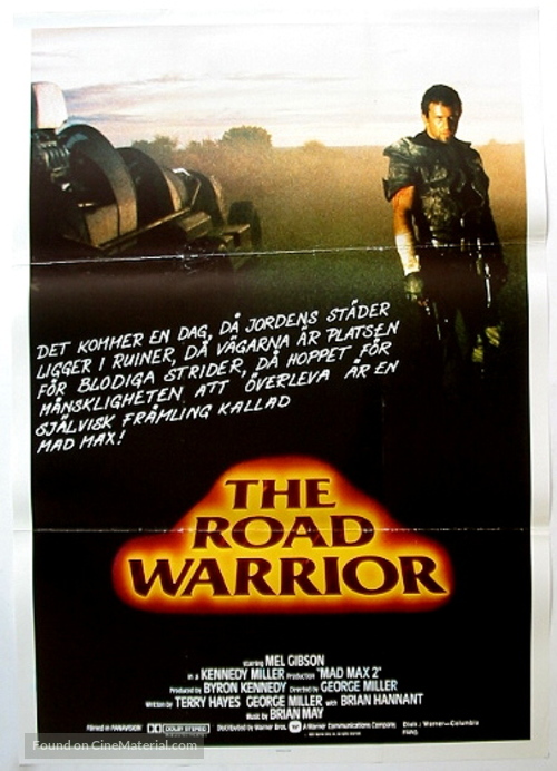 Mad Max 2 - Swedish Movie Poster