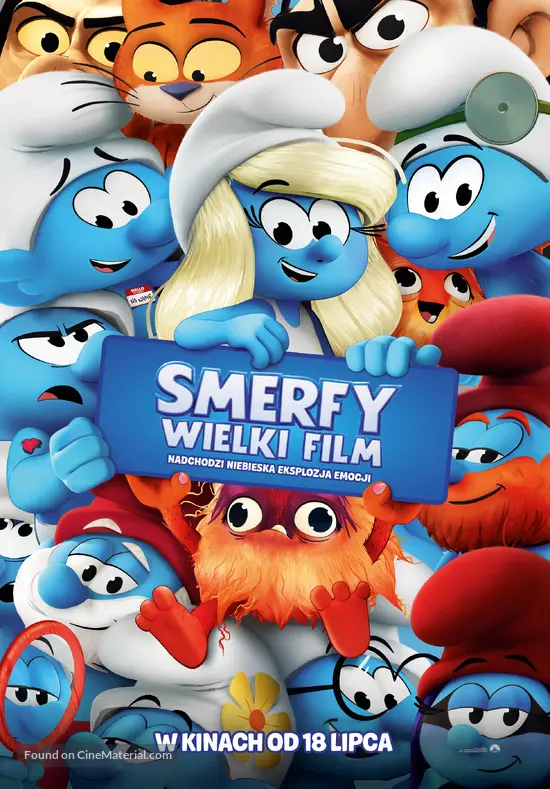 Smurfs - Polish Movie Poster