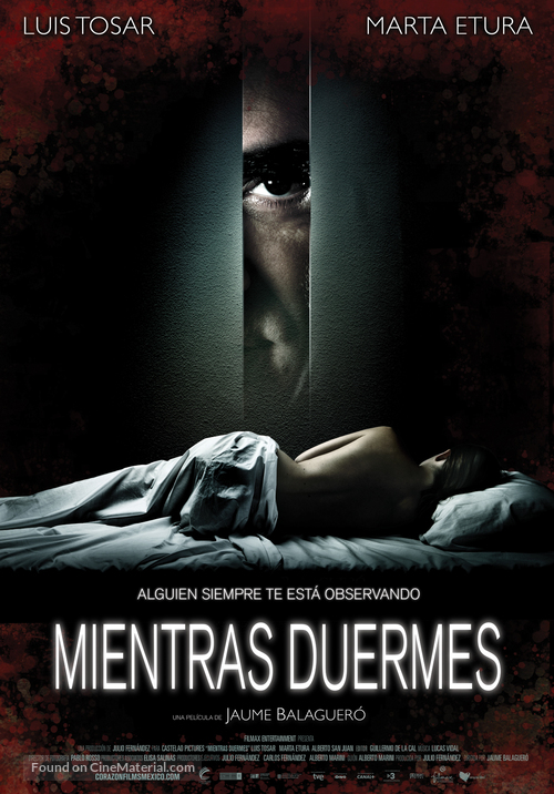 Mientras duermes - Mexican Movie Poster