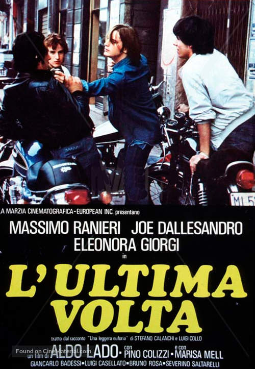 L&#039;ultima volta - Italian Movie Poster