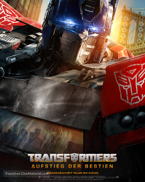 Transformers: Rise of the Beasts - German Movie Poster