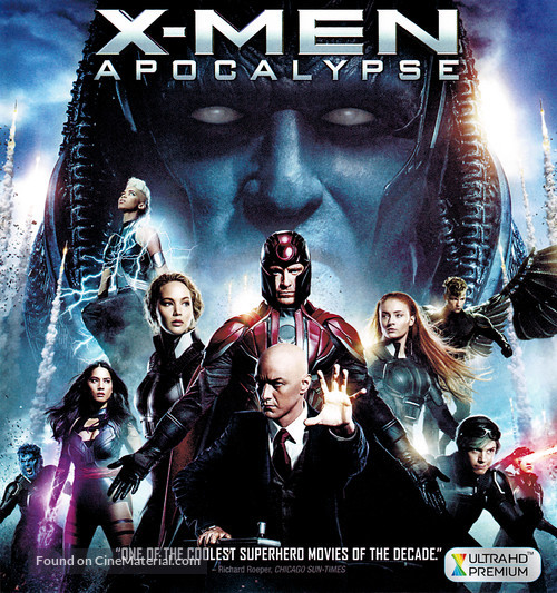 X-Men: Apocalypse - Blu-Ray movie cover