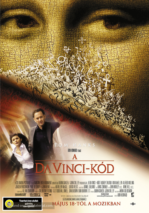 The Da Vinci Code - Hungarian Movie Poster