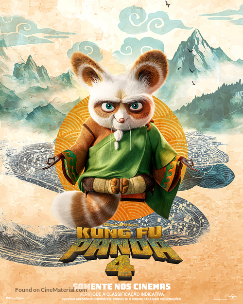 Kung Fu Panda 4 (2024) Brazilian movie poster