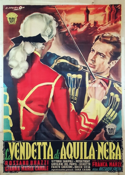 La vendetta di Aquila Nera - Italian Movie Poster